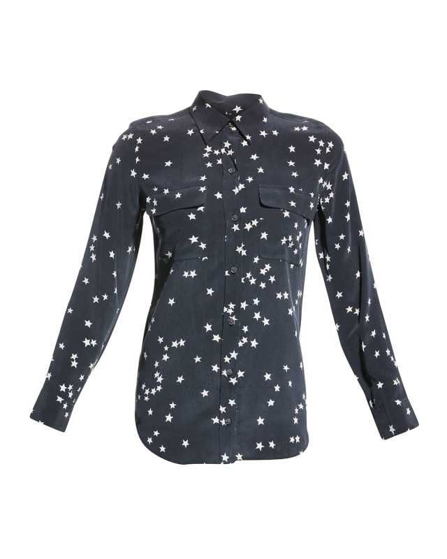 Slim Signature Star-Print Shirt